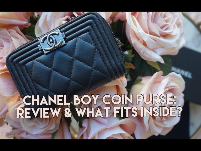 Chanel Boy O-Zip Coin Purse I First Impressions & What Fits Inside