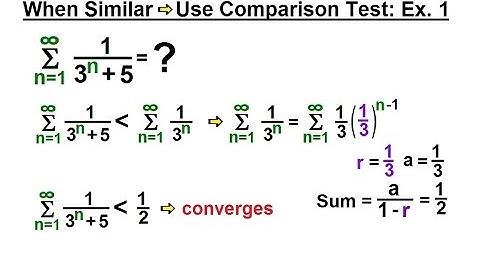 Calculus 2: Infinite Sequences and Series (40 of 62) When Similar -- Use Comparison Test: Ex. 1