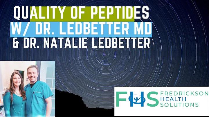 Quality of Peptides MATTER.. Dr. Billy Ledbetter M...