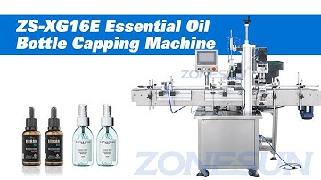 How To Use Automatic Essential Oil Bottle Capping Machine With Cap Feeder?