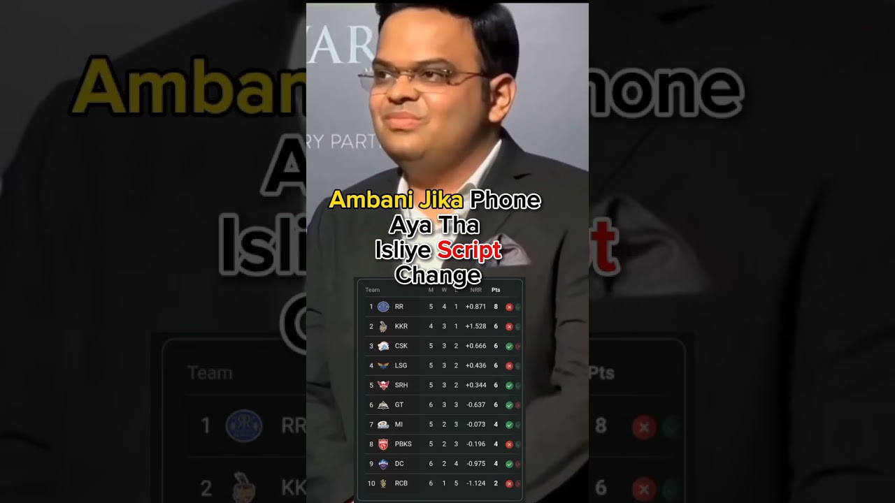 Script writer Jay Shah ✍️📝 script change 