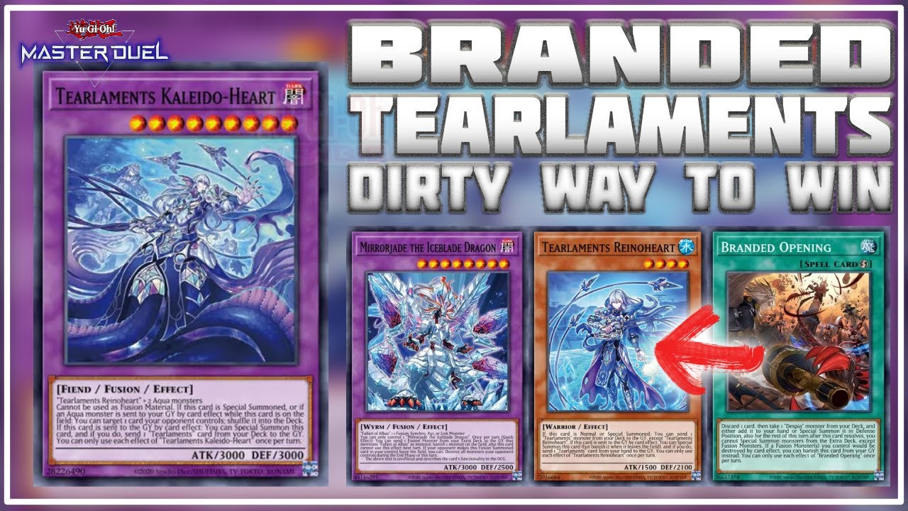 BRANDED TEARLAMENTS Forbidden Combo To Make Your Opponent Rage and Quit | Yu-Gi-Oh! Master Duel