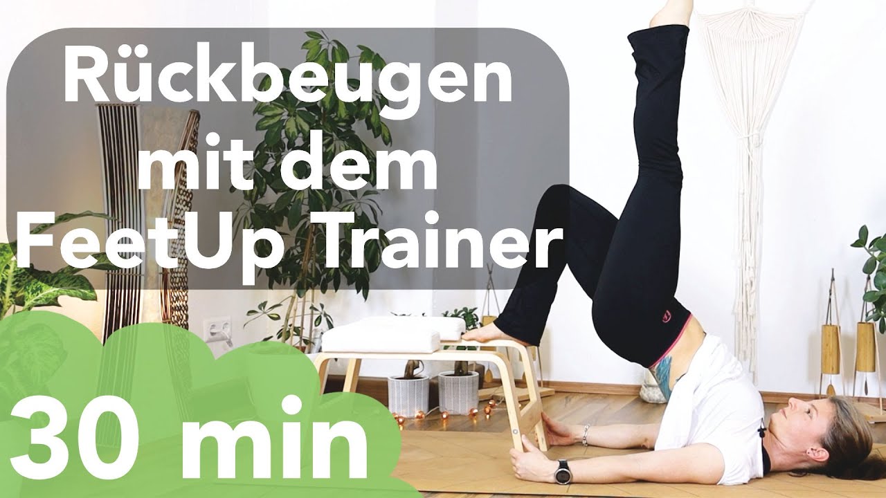 Rückbeugen mit dem FeetUp Trainer | ganze Yoga Einheit | Fortgeschritten