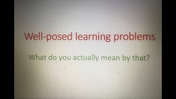 Well-posed Learning Problems ~ Machine Learning 1st Topic