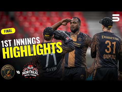 1st Innings Highlights | Montreal Royal Tigers vs Brampton Blitz | Final | Canada Super 60 | HA1J