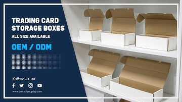 800 Count Trading Card Storage Box Custom Size Available - P.Y.P SUPPLIES