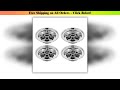 4Pcs Golf Cart Ss Hub Cover Parts Kit For Ezgo Club Car Yamaha Hub Caps 8-Inch