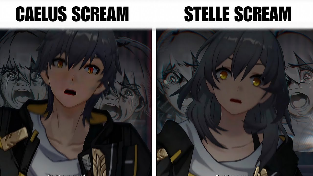 Caelus and Stelle Screamed in fear by Evanescia in Different Languages just..| Honkai:Star Rail