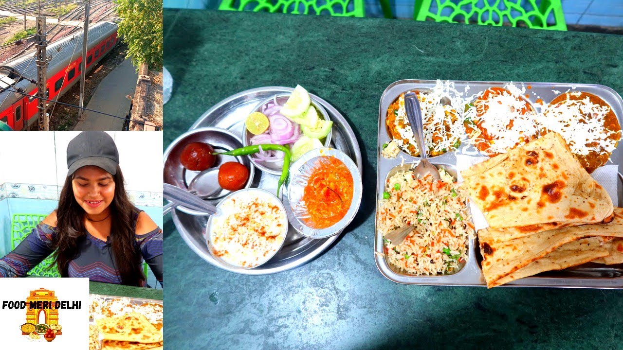 Rs200/ 9 Items Bumper Thali Hazrat Nizamuddin Railway Station at Lal