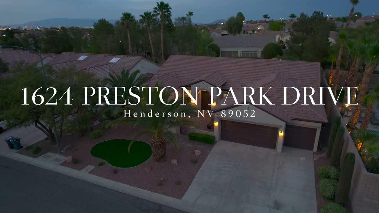 For Sale Sun City Anthem 1624 Preston Park Drive Henderson, NV 89052