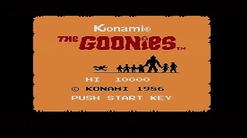 The Goonies (J): Intro & Game Demo - FC