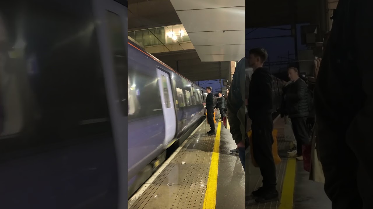Class 395 038 and 395 027 arriving at Stratford intl 