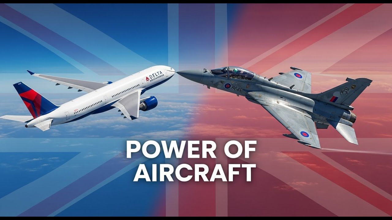 Power of Aircraft | Royal Air Force, Delta Airlines & Evolution of Aviation