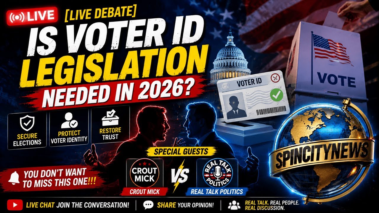 [Live Debate]  Is voter ID legislation needed in 2026?  📱