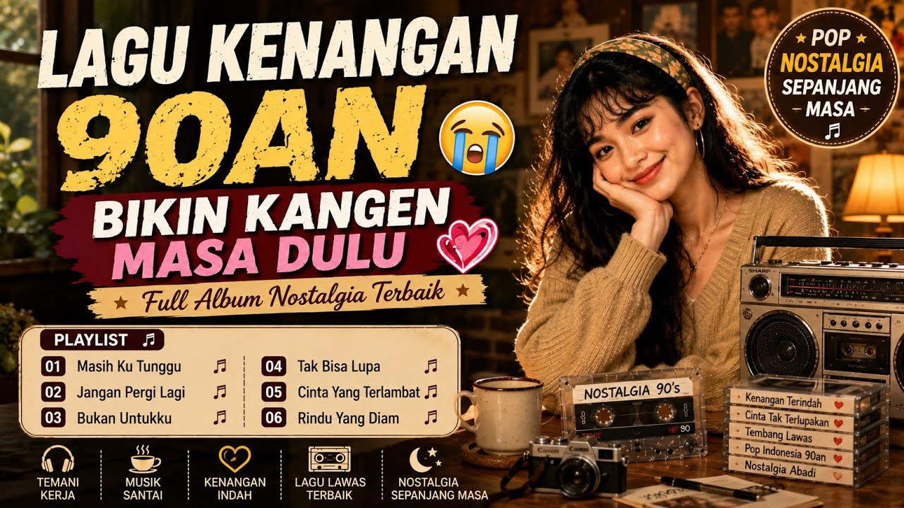 Full Album Lagu Kenangan Terbaik Indonesia 90an 🌙 Pop Nostalgia ...