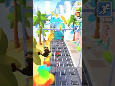 Subway Surfers gameplay walkthrough||#shorts