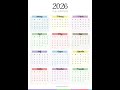 2026 Calendar Printable | Free PDF Download (US) | A4 & Letter Size #2026 #2026calendar #calendar