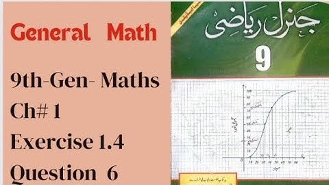 9th class General Math Exercise 1.4 Question 6| class 9 Arts Group Math Exercise 1.4