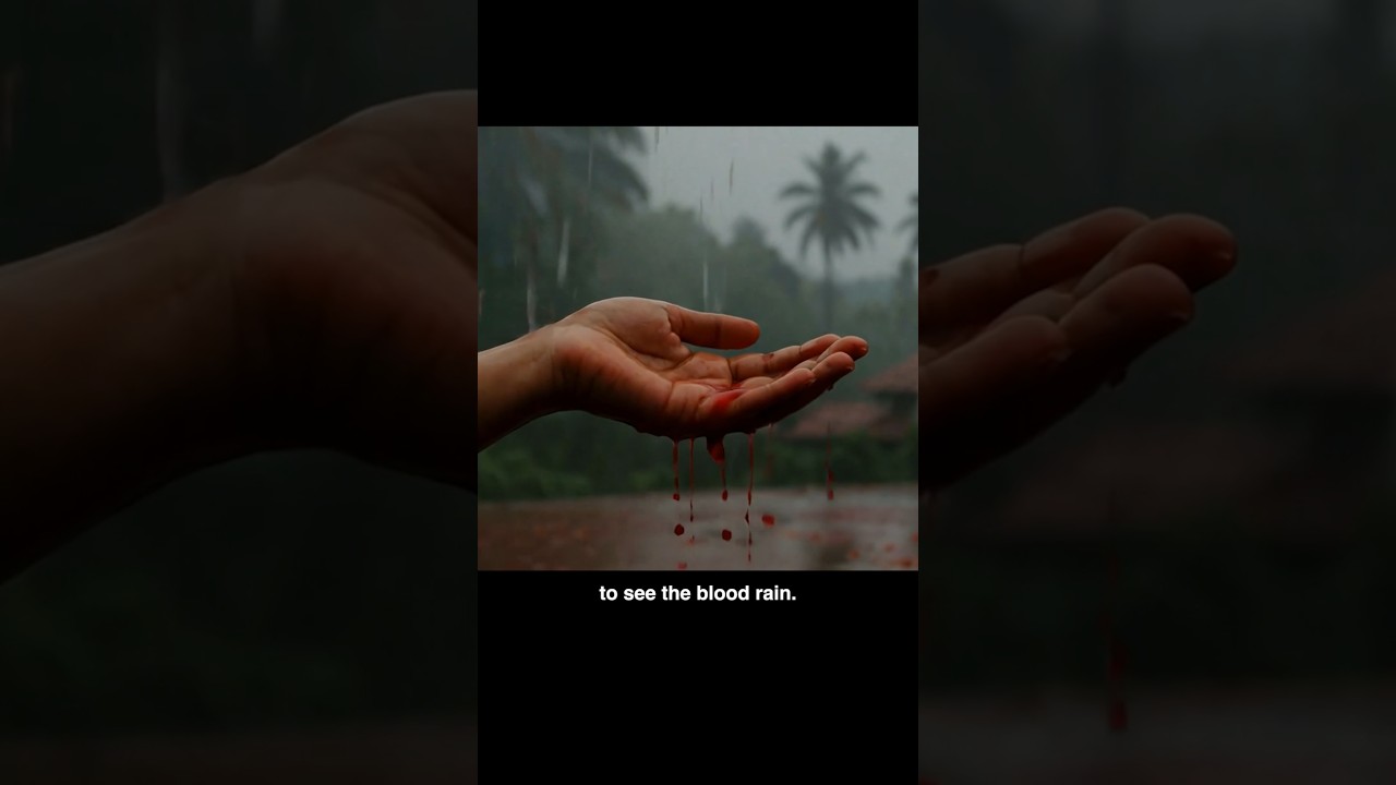 Red rain in India! Shocking 😯