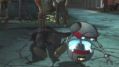 Robot Tells Corps To "Get Up" - Tales From The Borderlands