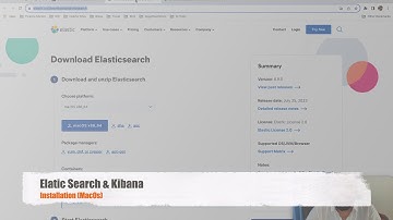 Elastic Search & Kibana Installation - step by step process