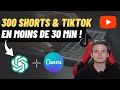 Crer 300 shorts en 30 minutes  comment dompter gratuitement la crativit avec chatgpt et canva