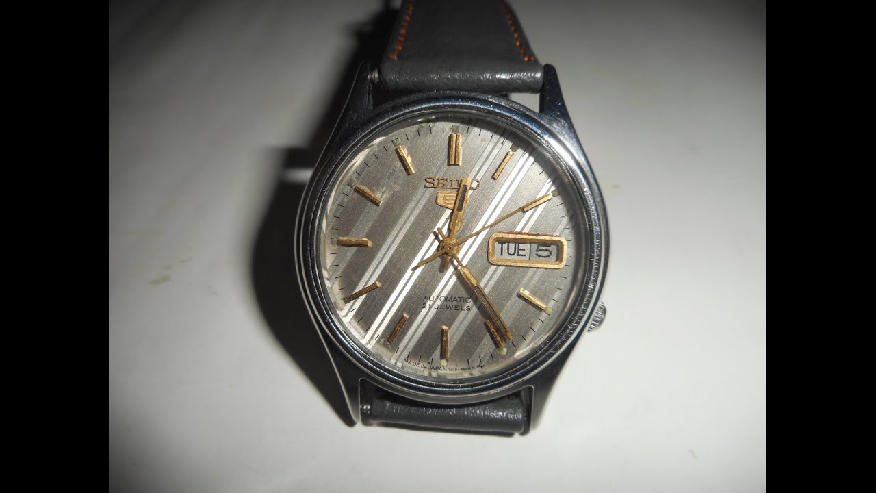 seiko 7019 movement automatic watch - YouTube