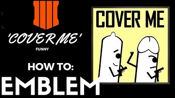 HOW TO MAKE EASY FUNNY BLACK OPS 4 EMBLEM! FULL TUTORIAL