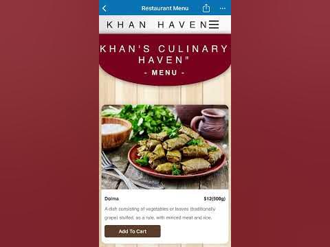 Restaurant menu code in html and css! - YouTube