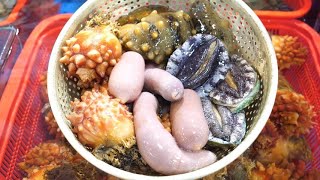 Сашими пенисфиш Seasquirt Seacucumber Abalone - корейские морепродукты