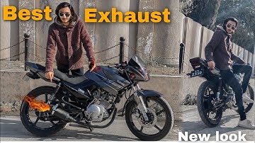 New Ybr Look 🔥| Exhaust Installed 😍