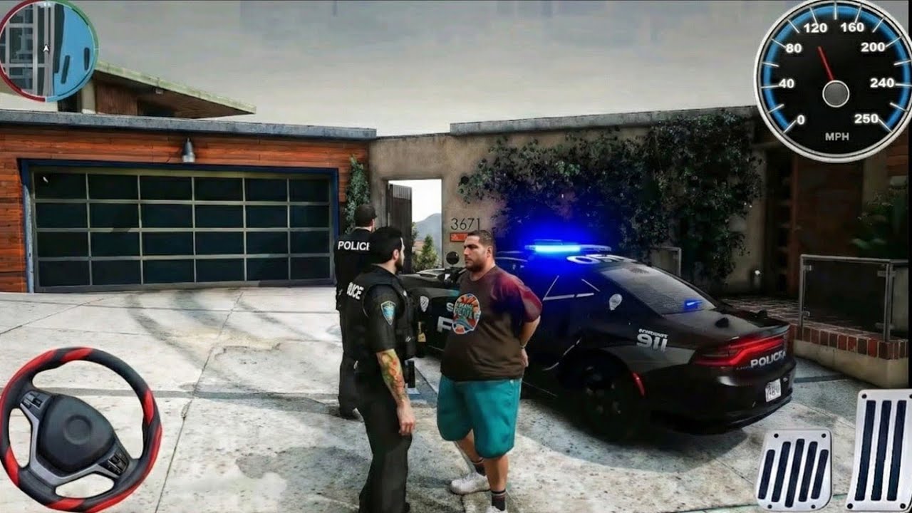 Police Car Chase Simulator 3D Game - Real Cop Cars Driving Simulator 2026 - Android GamePlay Lv3 