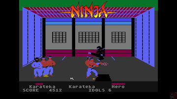 (Long Play) Ninja [ATARI 8-BIT] 🗡️🏯