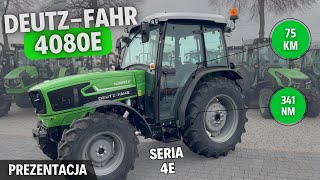 DEUTZ-FAHR 4080E | SERIA 4E - uniwersalny ciągnik rolniczy | Prezentacja / test ciągnika