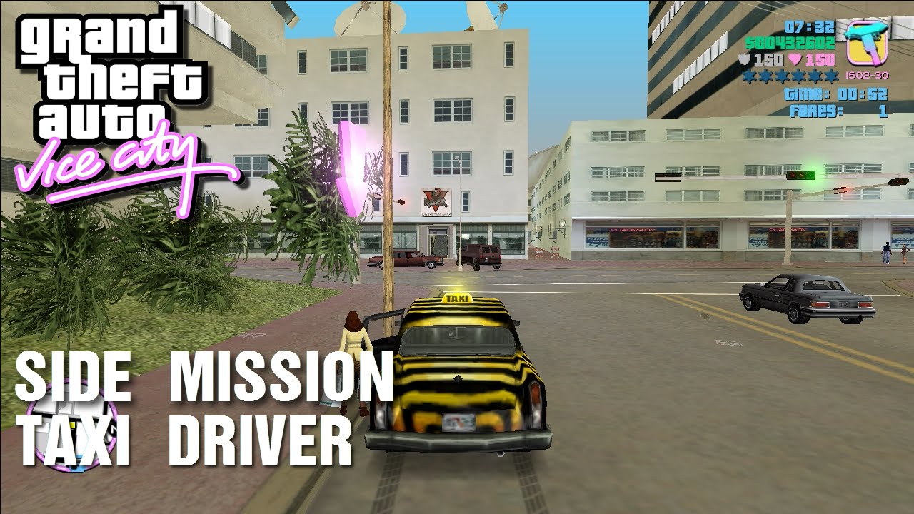 GTA Vice City Side Mission Taxi Driver YouTube 