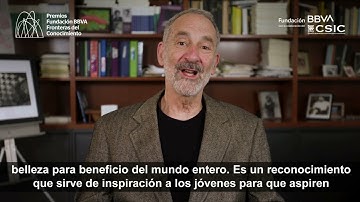 Discurso de aceptación de Charles Fefferman, Premio Fronteras del Conocimiento en Ciencias Básicas