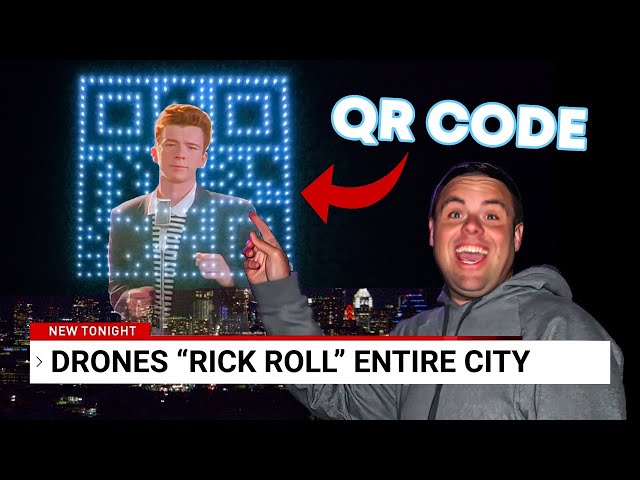 SCAN ME Prank Rick roll  video never gonna give you up QR code |  Sticker