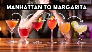 Manhattan to Margarita in 6 RECIPES - cocktail field guide!