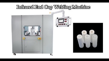Infrared Filter End Cap Welding Machine With Water Cooling System and Infrared Electrical Stove Heat