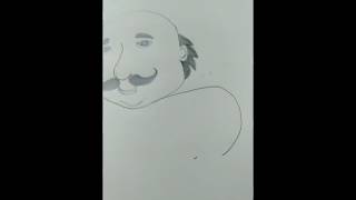 How to draw Motu from Motu patlu cartoon, Motu ki drawing