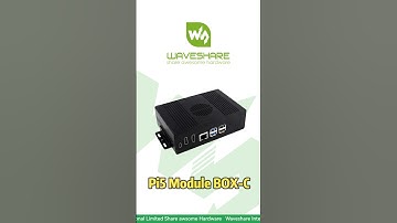 Waveshare Pi5 Module BOX-C，Supports dual 4K HDMI outputs#raspberrypi #raspberrypi5 #minipc