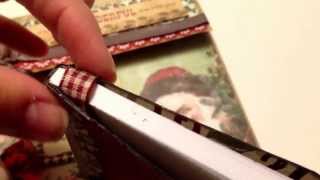 **Not For Children** Christmas Cardvelope and Altered Mini Composition Book
