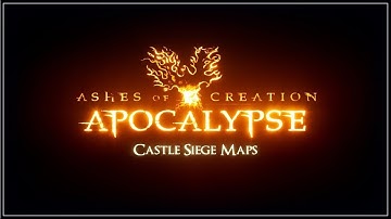 ASHES OF CREATION : Apocalypse - NEW Siege Maps Preview Video A MMORPG Game 2019 (HD)