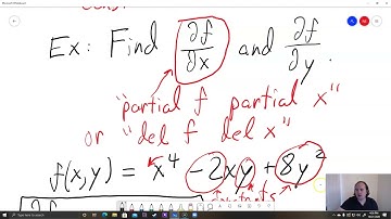 Partial Derivatives (Part I)