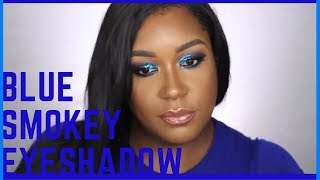 #Shaysquad #ShaylaxColourpop BLUE SMOKEY EYESHADOW/ SHAYLA x COLOURPOP