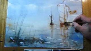 watercolor wet anders painting andersson anderson aquarell watercolour tutorial tutorials aquarelle techniques technique malerei paint very peinture boote aquarellfarben stillleben
