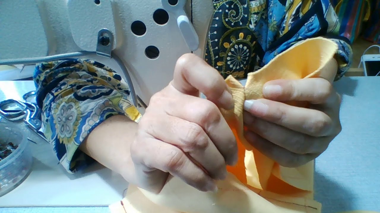 การเย็บกลับคอกลมให้สวยงาม EP1