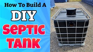 diy septic tank  diy septic tank