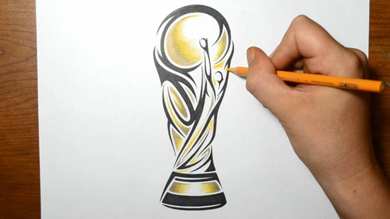 fifa world cup trophy sketch