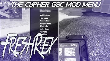 [BO2/PS3] SSM The Cypher GSC Mod Menu